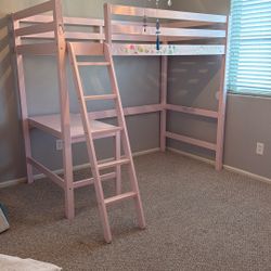 Bunk Bed With Desk  - No Mattress 