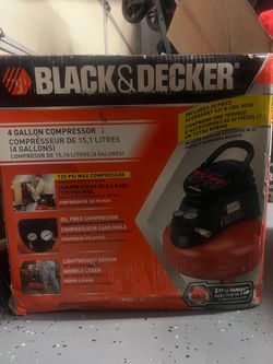 Black & Decker 4 Gallon Air Compressor