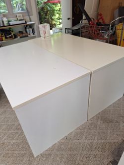 Two Heavy duty art  / work tables
