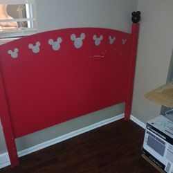 MiCKEY MOUSE HEADBOARD ..FREE