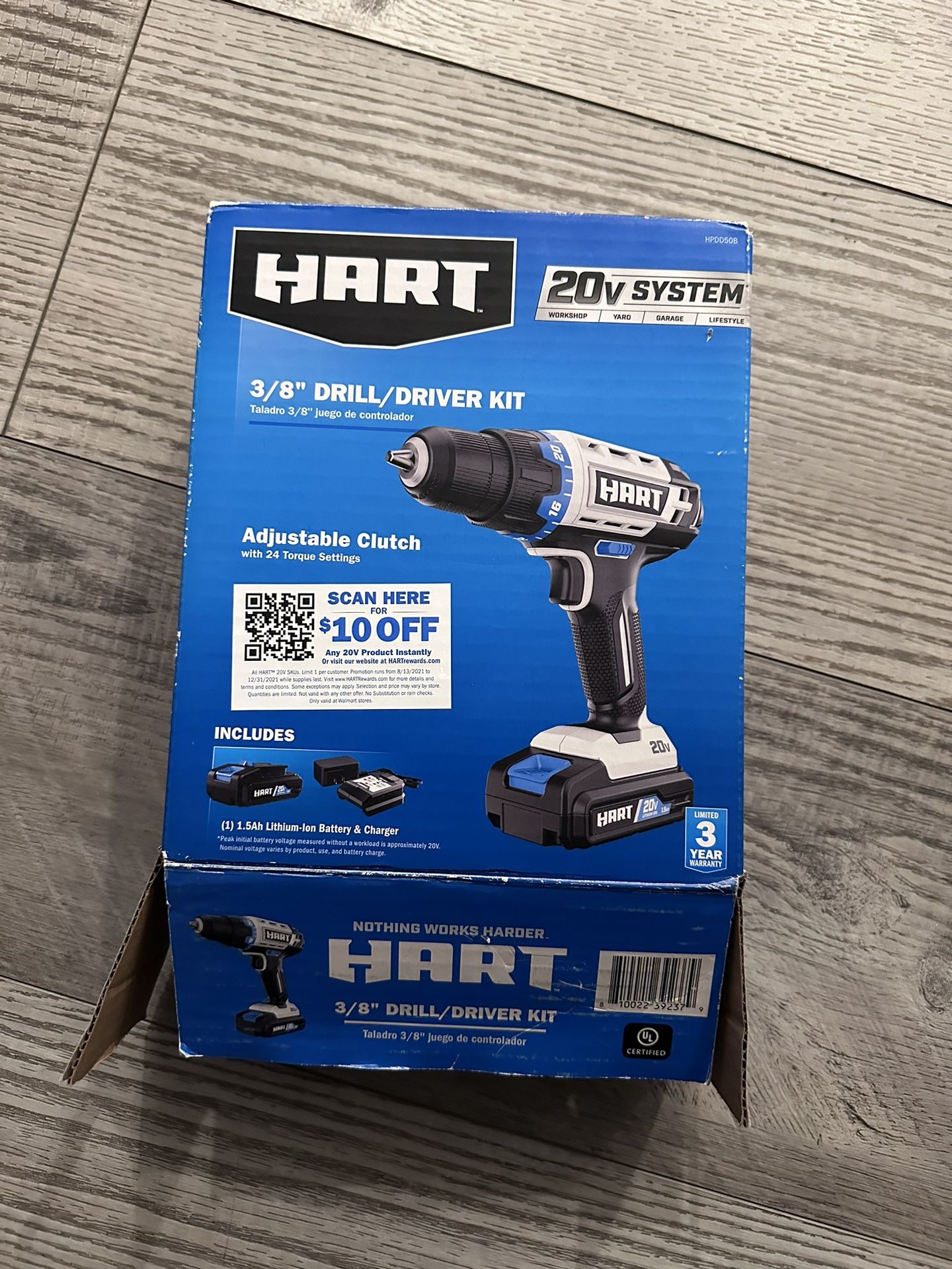 Cordless Drill 3/8”