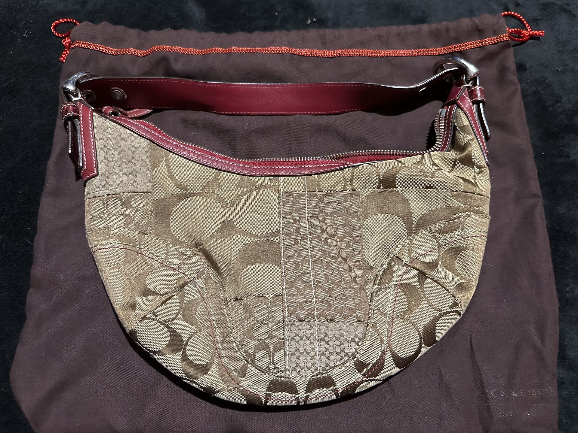Coach Patchwork Signature Hobo Bag