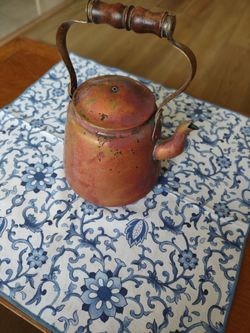 Copper teakettle