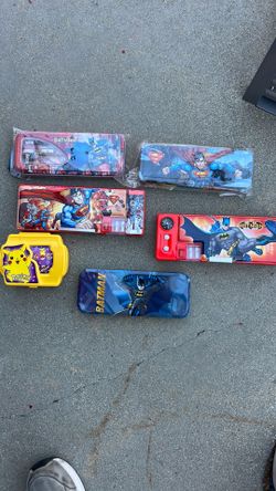 Assortment of pencil holders