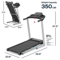 😀 WELLFIT TM015-Foldable Incline Treadmill With Side Rails 350 lbs Capacity