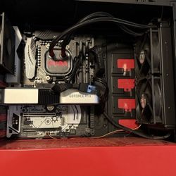 Custom Desktop Computer 32gb ram 1tb ssd 1800x Ryzen 7 CPU 3060 TI 750w PSU liquid cooling wifi Bluetooth