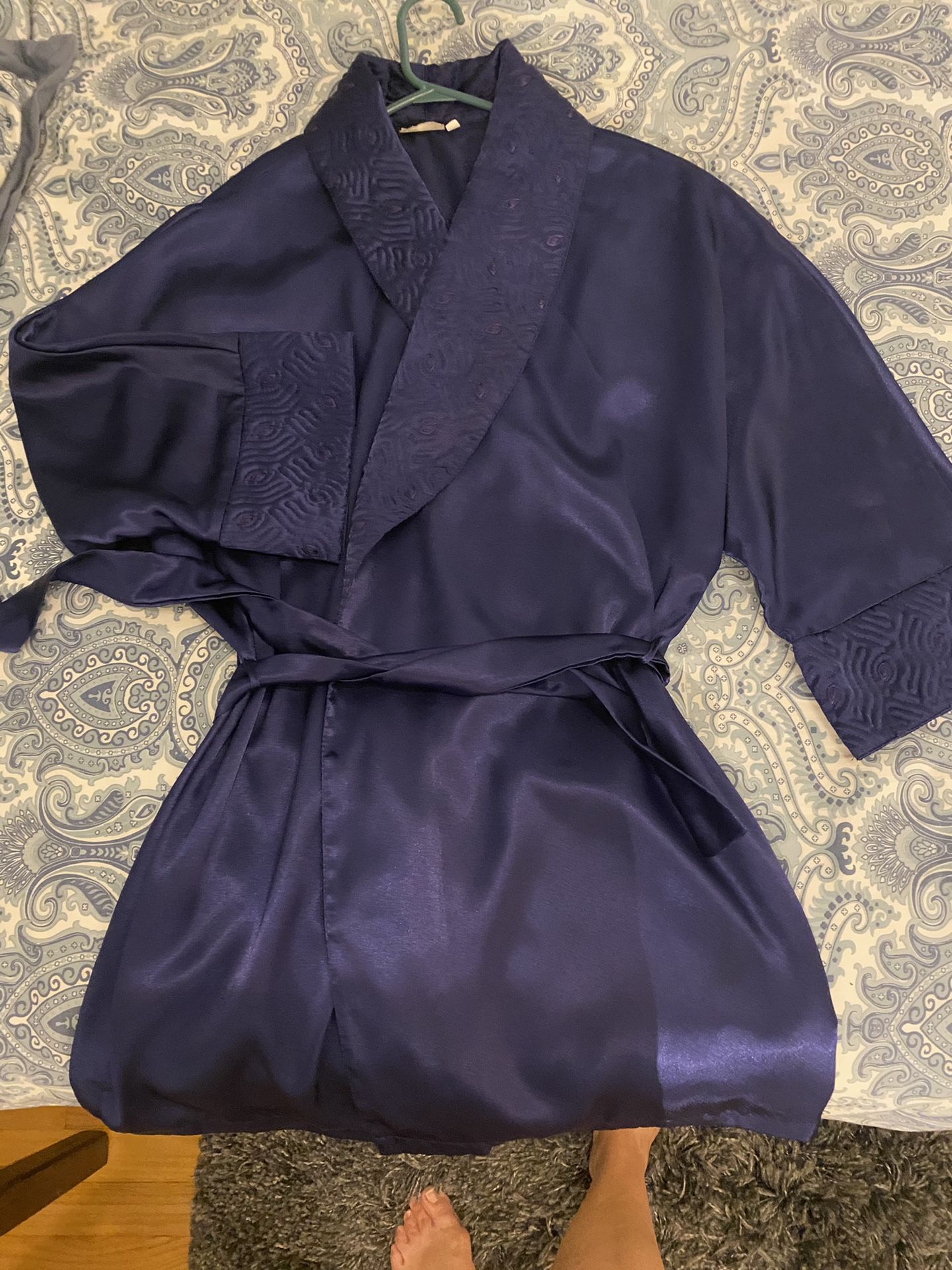 bathrobe and nightgown