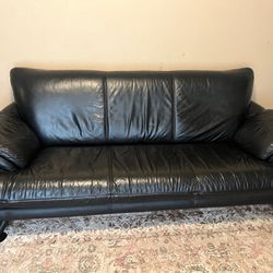 Leather Sofa & Loveseat