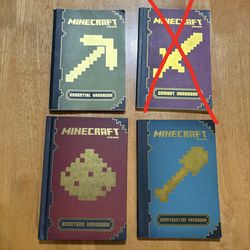 2014 - 3 Minecraft Craftbook guidebook collection. Essential, Construction, and Redstone. UPDATE: The combat guidebook has been sold. PLEASE READ DESC