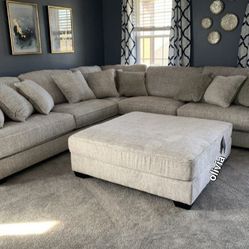 Ashley💜rawcliffe 3 Piece Couch Sofa& Brand New Sectional
