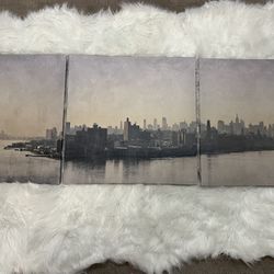 3 Piece New York Wall Art