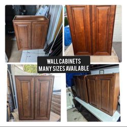 kitchen Wall cabinets! New! chocolate glazed! Many sizes available! please check the Description!👁️👁️
