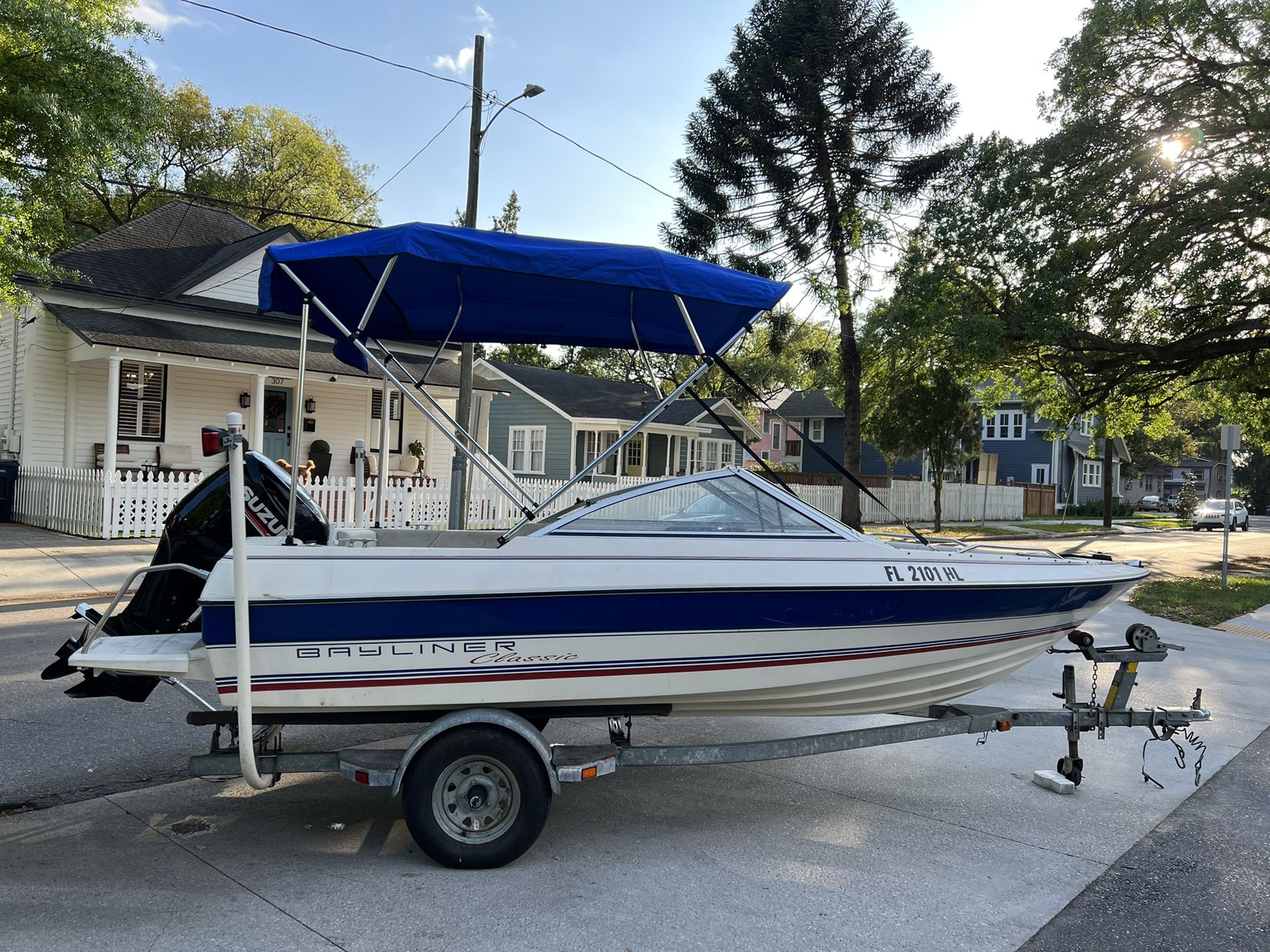 17’ Bayliner With 2019 Outboard Under WARRANTY 