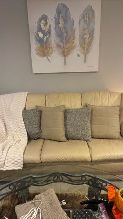 Couch and loveseat and chair