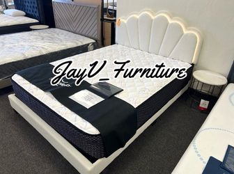 New queen bed frame with MATRESS