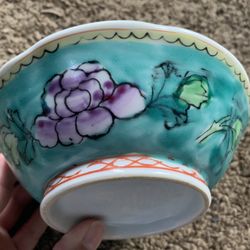 Vintage 1960's Chinese Ceramic Bowl 