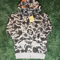 Black and Grey Bape Hoodie