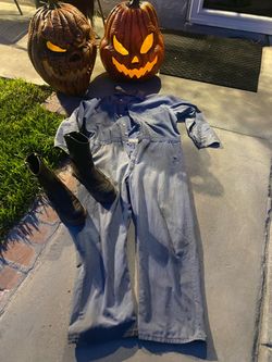 Halloween Michael Myers jumper suit with boots