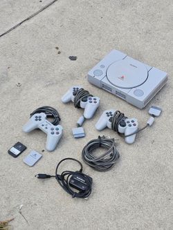 Classic Sony PlayStation 1 Video Game Console