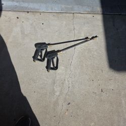 Pressure washing gun. 2 