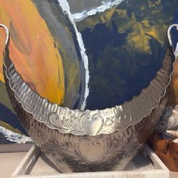 Large Metal Decorative Container/planter