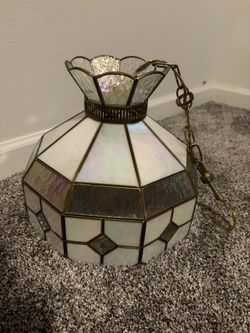 Stained Glass Hanging Light Fixture Pendant Chandeliers