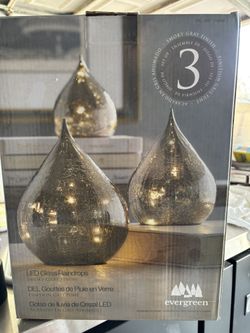 LED Glass Raindrops