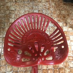 Antique tractor seat