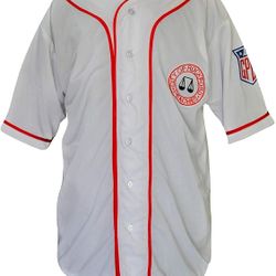 borizcustoms Hanks Jimmy Dugan Baseball Jersey Stitch Sewn XS (30)