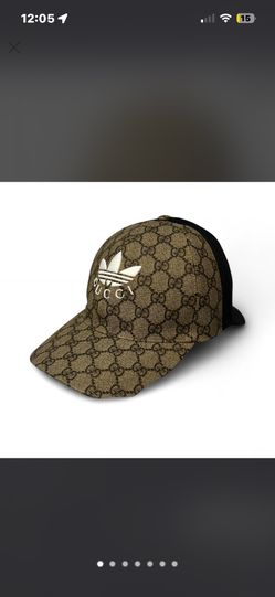 GUCCI X ADIDAS DOUBLE BRIM BASEBALL CAP