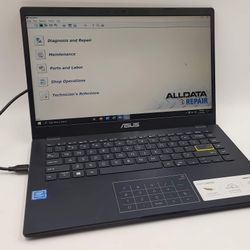NEW 14" ASUS LAPTOP COMPUTER 1TB  SSD NVME MECHANIC SOFTWARE ALLDATA MITCHELL GM HONDA TOYOTA SAAB ETC