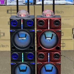  Rechargeable 2x8” Speaker