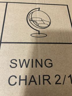 Hanging Swing Acrylic Chair Thumbnail