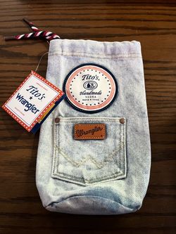 Tito’s x WRANGLER novelty bottle sash bag
