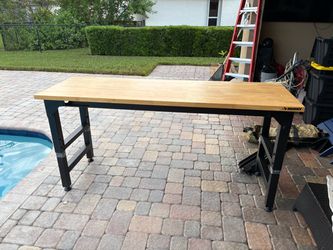 Husky 72” Adjustable Height Workbench