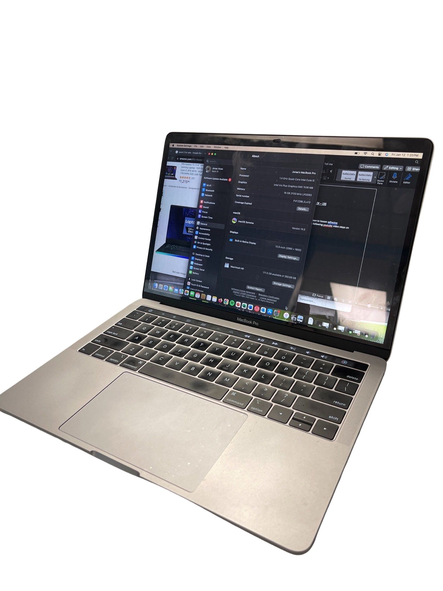 Apple Macbook Pro 2019 13.3”
