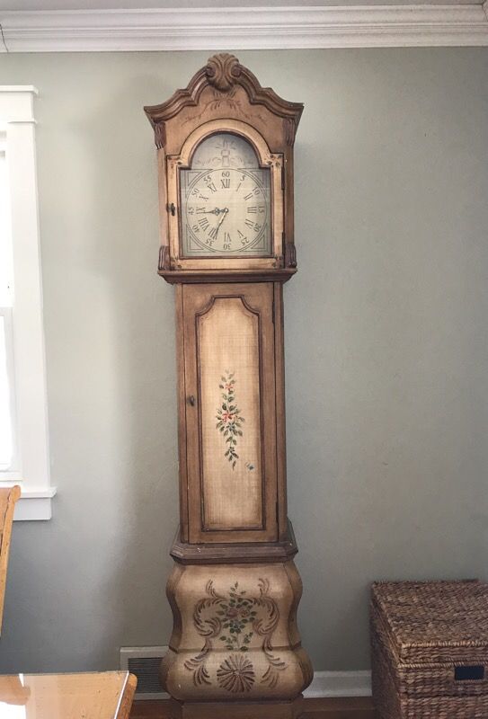 Hand painted grandfather clock for Sale in Sewickley, PA OfferUp