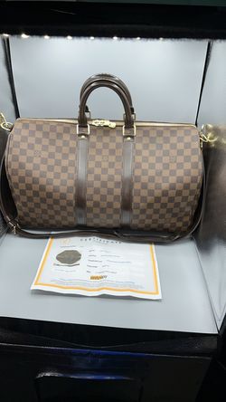 Louis Vuitton Keepall size 45 Damier Ebene