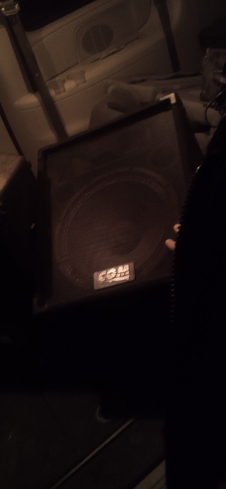 2 "15 cgm speakers 