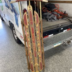 Vintage Wood Sled