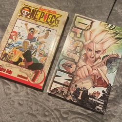 One Piece Vol 1 And Dr Stone Vol 1