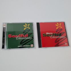 Vintage Time Life Soulful Christmas Happy Holidays & Merry Soulful Christmas CDs