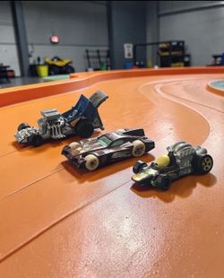 (Lot Of 3) Assorted Hot Wheels Boomer Dragster/bFormul8r/ Head Starter/Die-Cast 1:64. Based on the visual evidence, these vintage Hot Wheels cars are 