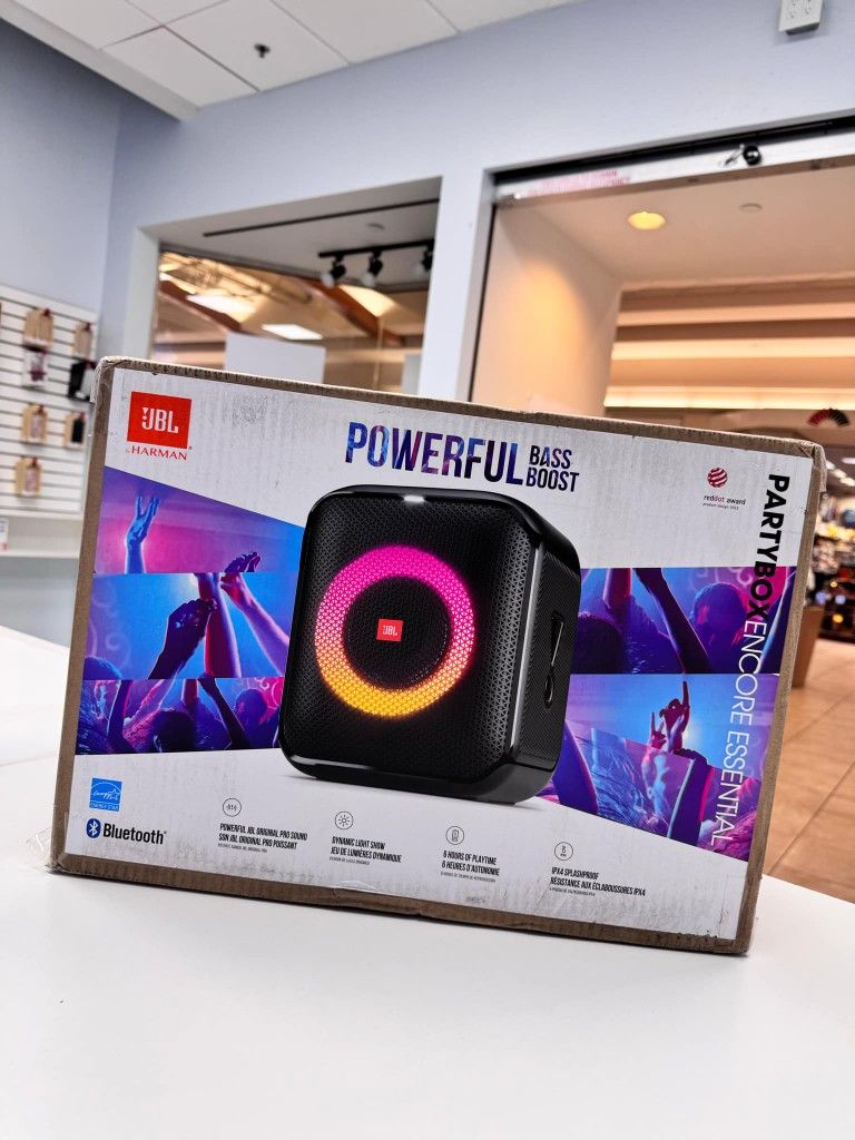 JBL PartyBox Encore Essential Bluetooth Speaker New - Pay $5 To take It home And pay The rest Later