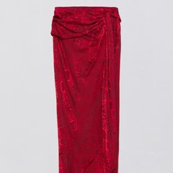 Jonathan Simkhai Elisabetta Skirt Carmine Python size 2