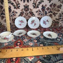 Vintage Japanese Porcelain Tea Cup & Saucer