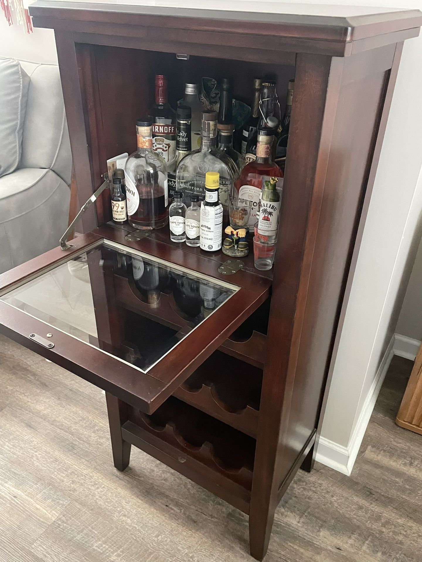 Wine Rack And Liquor Cabinet