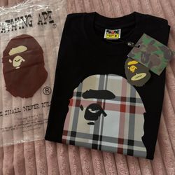 BAPE X BURBERRY T-SHIRT 