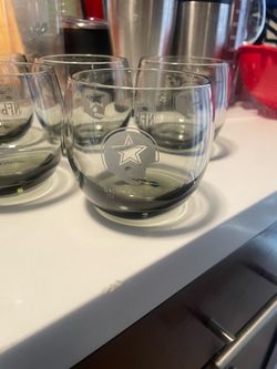 Dallas Cowboys glass cups