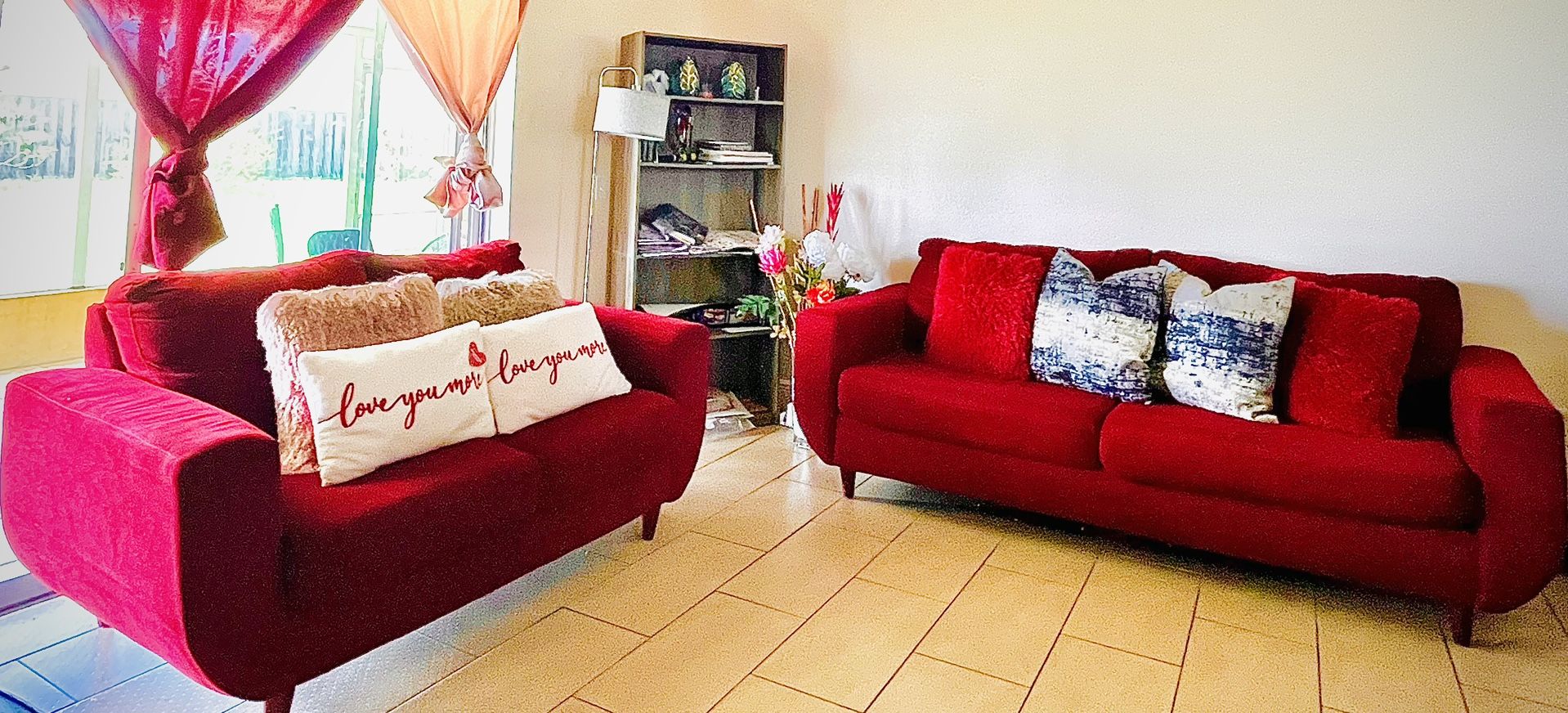 Red Couch Sofa